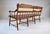 American Half Spindle Back Mid 19th C. Pine, Poplar Bench For Sale - Image 10 of 18