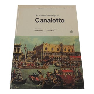 The Complete Paintings of Canaletto Hardcover Book For Sale