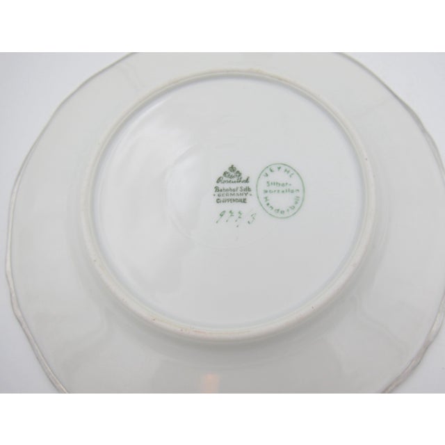 Manfred Veyhl Silver Overlay Green Porcelain Cup and Saucer Trio For Sale - Image 9 of 10