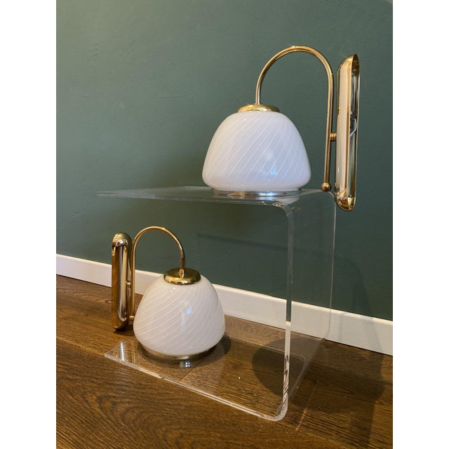 Vintage Murano Glass Wall Lights from Millefiori, 1970s, Set of 2 For Sale - Image 16 of 18