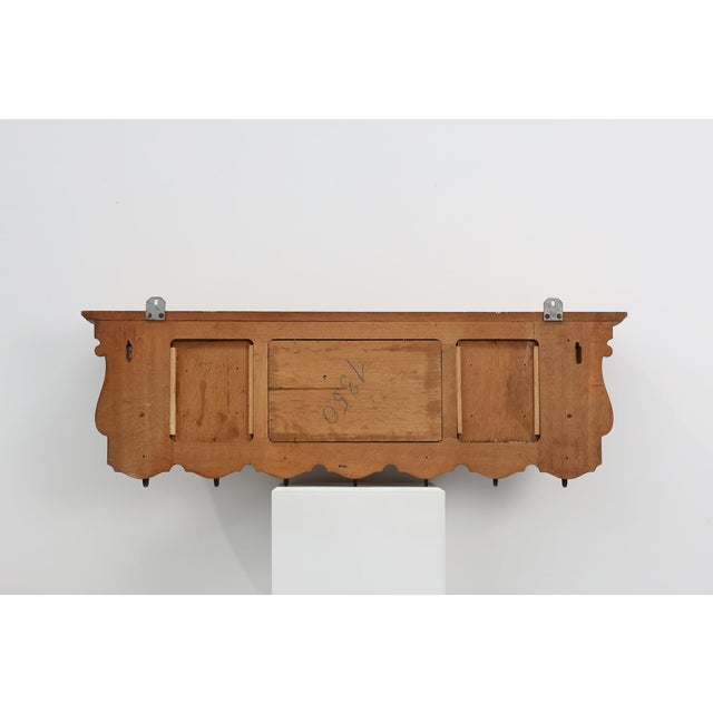 20th Century Baroque Belgian Bruegel Oak Coat Rack, 1950s For Sale - Image 12 of 13