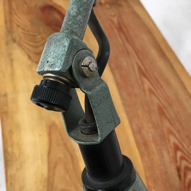 Green Model 114 Clamp Lamp by Curt Fischer for Midgard Auma For Sale - Image 8 of 12