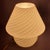 Modern Mushroom Table Lamp in White Swirl Murano Glass, 1970s For Sale - Image 3 of 13