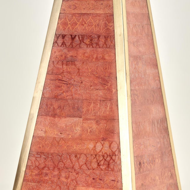 Mid Century Brass and Marble Obelisk by Maitland-Smith For Sale - Image 9 of 10