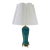 Vintage Pottery Lamp With Gold French Base For Sale