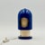 Space Age Blue Metal Eclipse Table Lamp, Italy, 1960s For Sale - Image 9 of 17