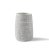 Contemporary Raffia Bath Accessories Tumbler in Porcelain For Sale - Image 3 of 3