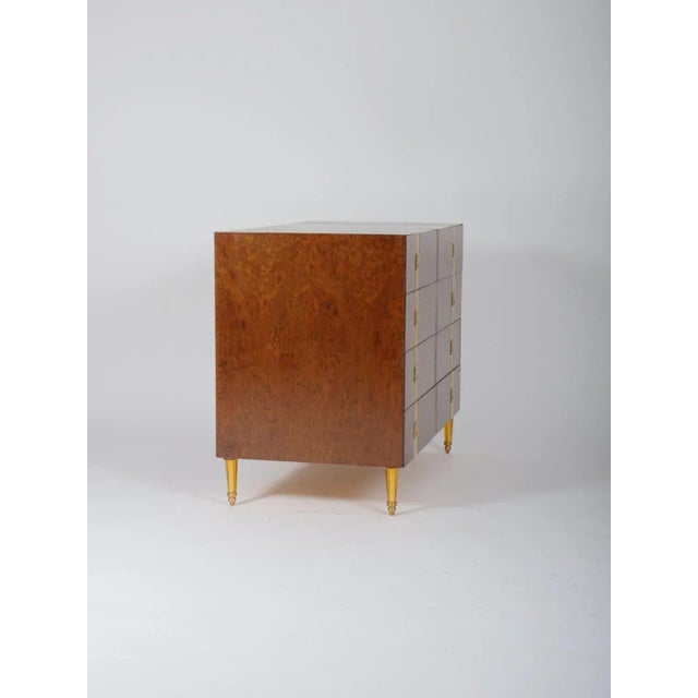 Mid-Century Burr Dressers, Italy, 1970s, Set of 2 For Sale - Image 4 of 12