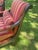 Ethan Allen Newport Neoclassical Empire Lounge Armchairs Set of 2 Burgundy Gold Striped For Sale - Image 11 of 12