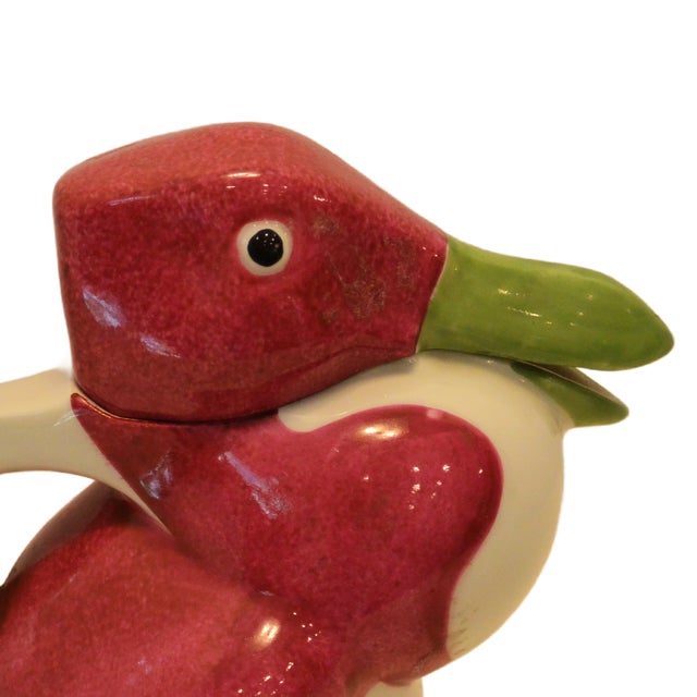 Art Deco 1910s Art Deco Theodore Haviland Limoges Duck Creamer by Edouard-Marcel Sandoz For Sale - Image 3 of 15