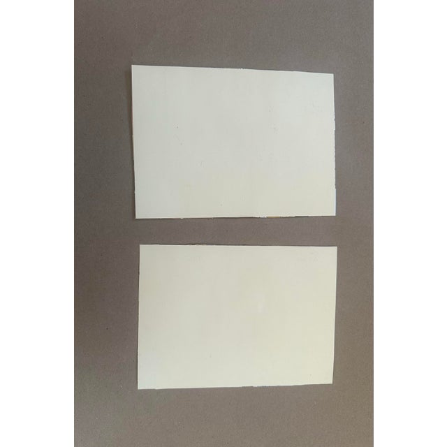 “Riverbed Reverie” Signed Original Mixed Media Diptych by Nancy Smith For Sale - Image 4 of 5