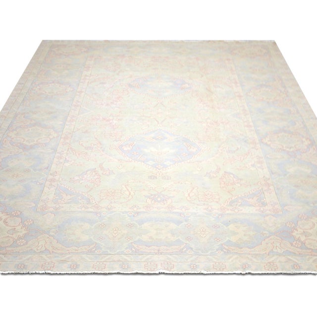 1960s 1960s Egyptian Sultanabad Rug For Sale - Image 5 of 5