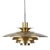 Vintage Danish Verona Hanging Lamp by Kurt Wiborg for Jeka, 1980s For Sale