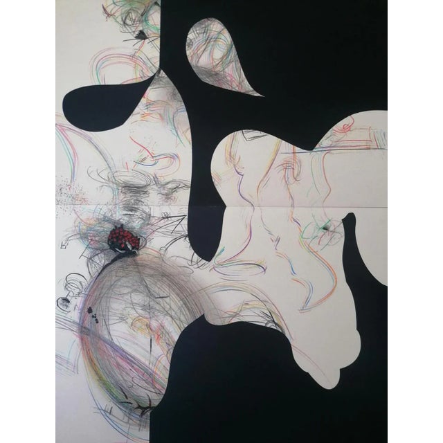 Stefano Mazzolini, Coccyl, 2023, Collage & Pastel on Paper For Sale - Image 10 of 10