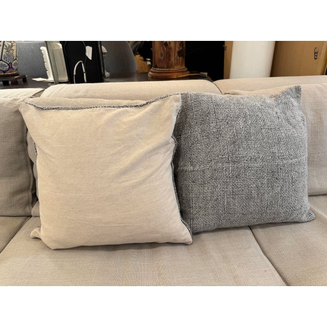 Pottery Barn Faye Chenille Throw Pillows, Pair For Sale - Image 9 of 12
