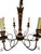 Mid-Century Italian Neo-Classical Style Carved Giltwood Six Arm Chandelier For Sale - Image 4 of 6