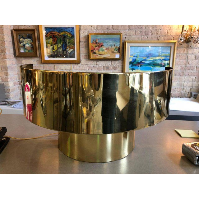 Curtis Jere Mid Century Curtis Jere Brass Sconce For Sale - Image 4 of 5