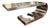 Vintage Italian Diapason Desk in Brushed Stainless Steel by Marzio Cecchi for Studio Most For Sale