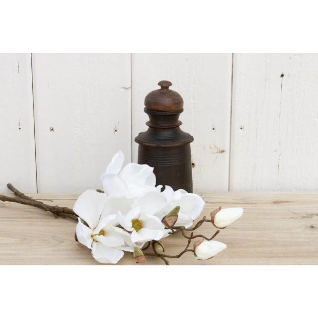 Brown 19th Century Petite Rustic Nepalese Food Jar For Sale - Image 8 of 9