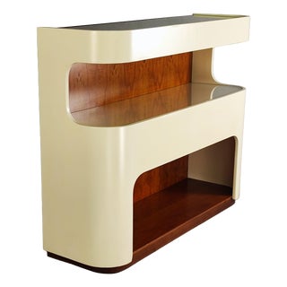 Space Age Curved Console Table, 1970s For Sale