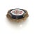 Late Victorian Italian Micro-Mosaic on Black Onyx Brooch For Sale - Image 4 of 4