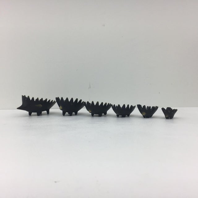 Walter Bosse for Hertha Baller, Stackable Hedgehog Ashtray Set Austria, 1950s For Sale - Image 17 of 18