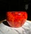 Gemstone 1970’s Lava Orange Red Glazed Ceramic Planter For Sale - Image 7 of 11