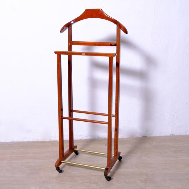 Wooden Valet Stand from Fratelli Reguitti, Italy, 1960s-1970s For Sale - Image 12 of 12