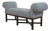 Vintage Regency Style Rolled Arm Window Bench For Sale