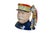 Rare large vintage Royal Doulton 7227 porcelain character jug of Marshal Joffre featuring the Croix de Guerre, the Eiffel...