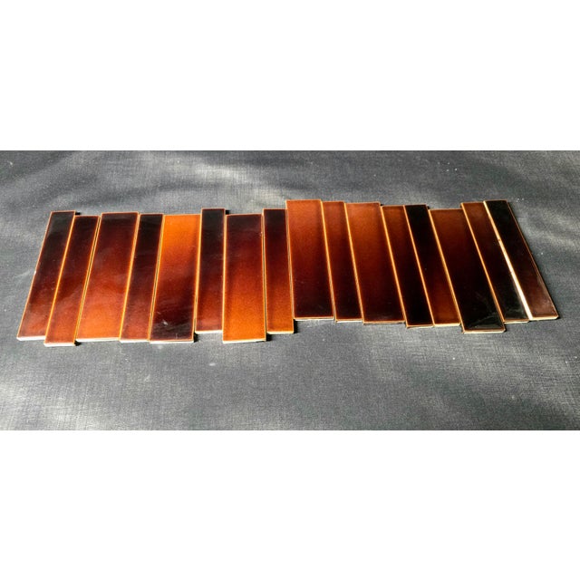 Glazed Ceramic Tiles by Roger Capron, 1970, Set of 112 For Sale - Image 12 of 13
