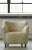 Mid-Century Modern Pair of Custom Made 1940's Style Lounge Chair Upholstered in Beige Sheepskin Shearling For Sale - Image 3 of 8