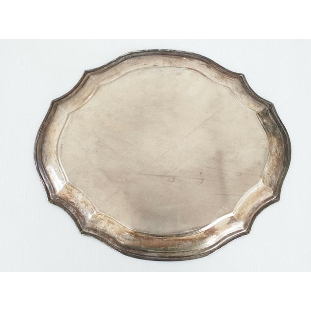 Silver Vintage Coffee Service in Silver-Plated Metal, 1930s-1940s, Set of 3 For Sale - Image 8 of 10