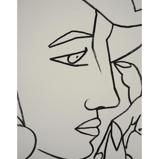 Françoise Gilot (1921-2023) Woman in Profile Original Lithograph On Marais wove paper, 22 x 28 cm (approx. 9 x 11 inches)...