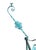 Antique Iron Mercantile Hanging Sign Frame in Turquoise For Sale - Image 4 of 18