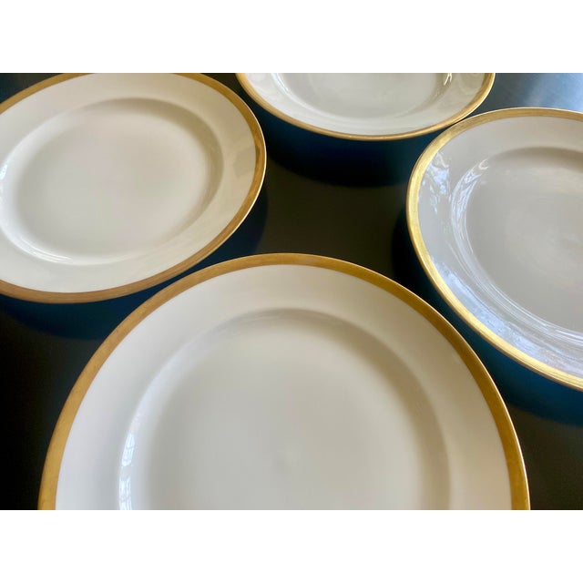 1910 Limoges Gold Rimmed Dessert Plates Set of 10 Chairish