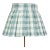 Lagoon Teal Gingham Lamp Shade Cover by Palm Orleans X Alice Palmer For Sale