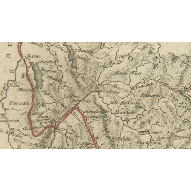 Paper Duke of Berwick Campaigns Map, 1707 For Sale - Image 7 of 10