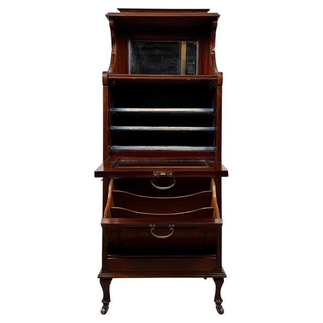 Antique 20th Century Mahogany Cupboard For Sale - Image 11 of 12