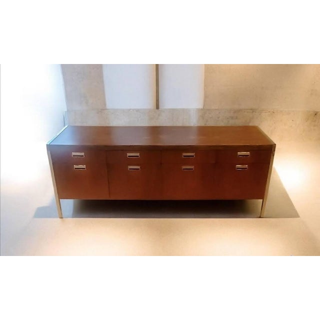 Mid-Century Modern Executive Desk Credenza Set Ge Series 900 Myrtle Desk Co 1960s, 2 Pieces For Sale - Image 9 of 17