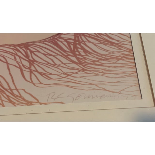 1970s Vintage R.C.Gorman “Lady in Yellow Blanket” Lithograph | Signed, 1977 | Limited Edition 10/100 For Sale - Image 5 of 6