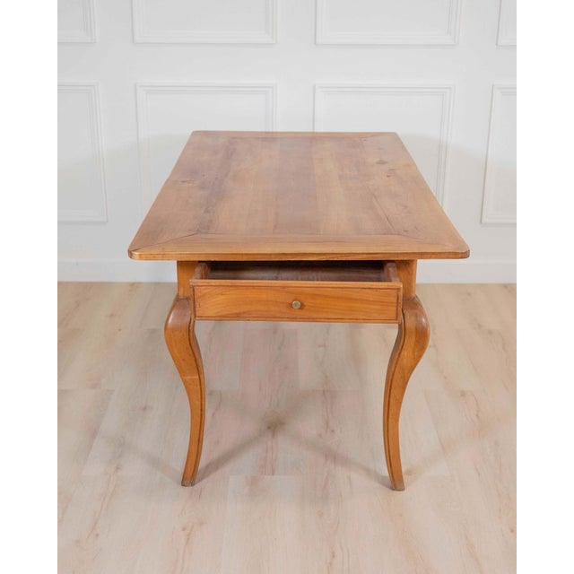 Wood French 19th Century Provincial Walnut Farm Table For Sale - Image 7 of 8