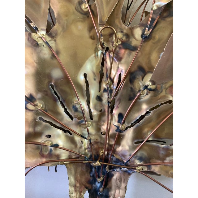 Mid 20th Century Metal Tree of Life Wall Sculpture / Art For Sale - Image 10 of 11