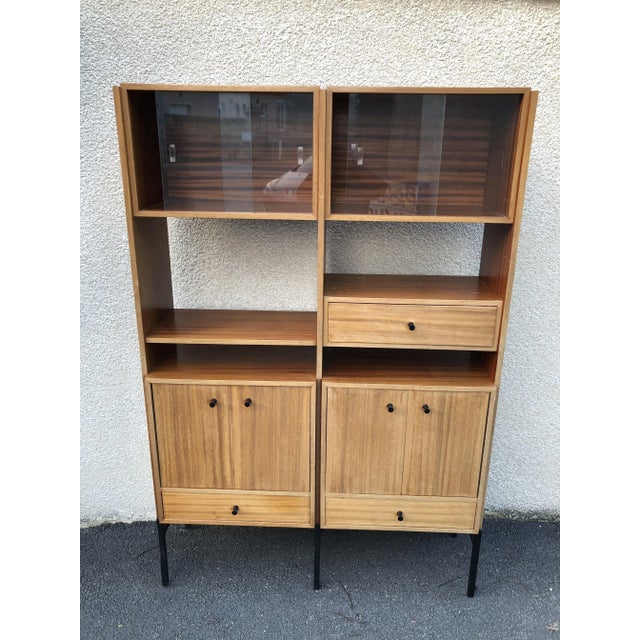 Metal Vintage Teak Cabinet, 1960s For Sale - Image 7 of 7