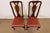 1980s Henredon Queen Anne Solid Mahogany Side Chairs or Dining Chairs, Pair For Sale - Image 5 of 13