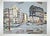 View of Paris is an original Modern artwork realized by Orfeo Tamburi (Jesi, 1910 – Paris,1994) in 1980s. Original Colored...