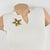 Contemporary Guy Laroche Paris Gilt Metal Starfish Brooch with Pearl Cabochon For Sale - Image 3 of 7