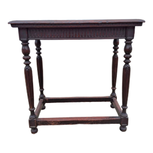 Aymone Manufacturing Co Edwardian Carved Walnut Writing Table