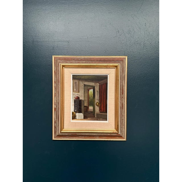 Osvald Rasmussen, Kitchen II, 1960s, Oil on Canvas For Sale - Image 13 of 13
