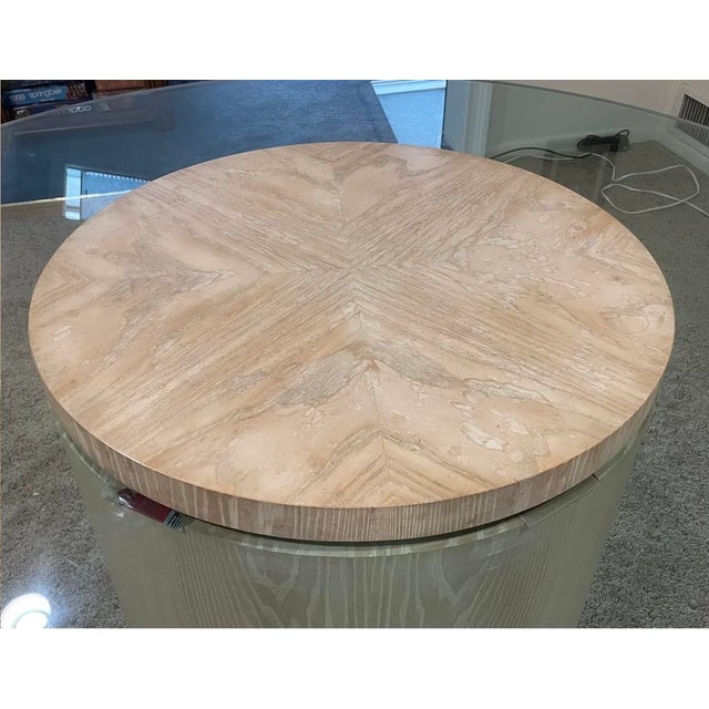 Late 20th Century Lorin Marsh Faux Bois Dining Table For Sale - Image 11 of 14